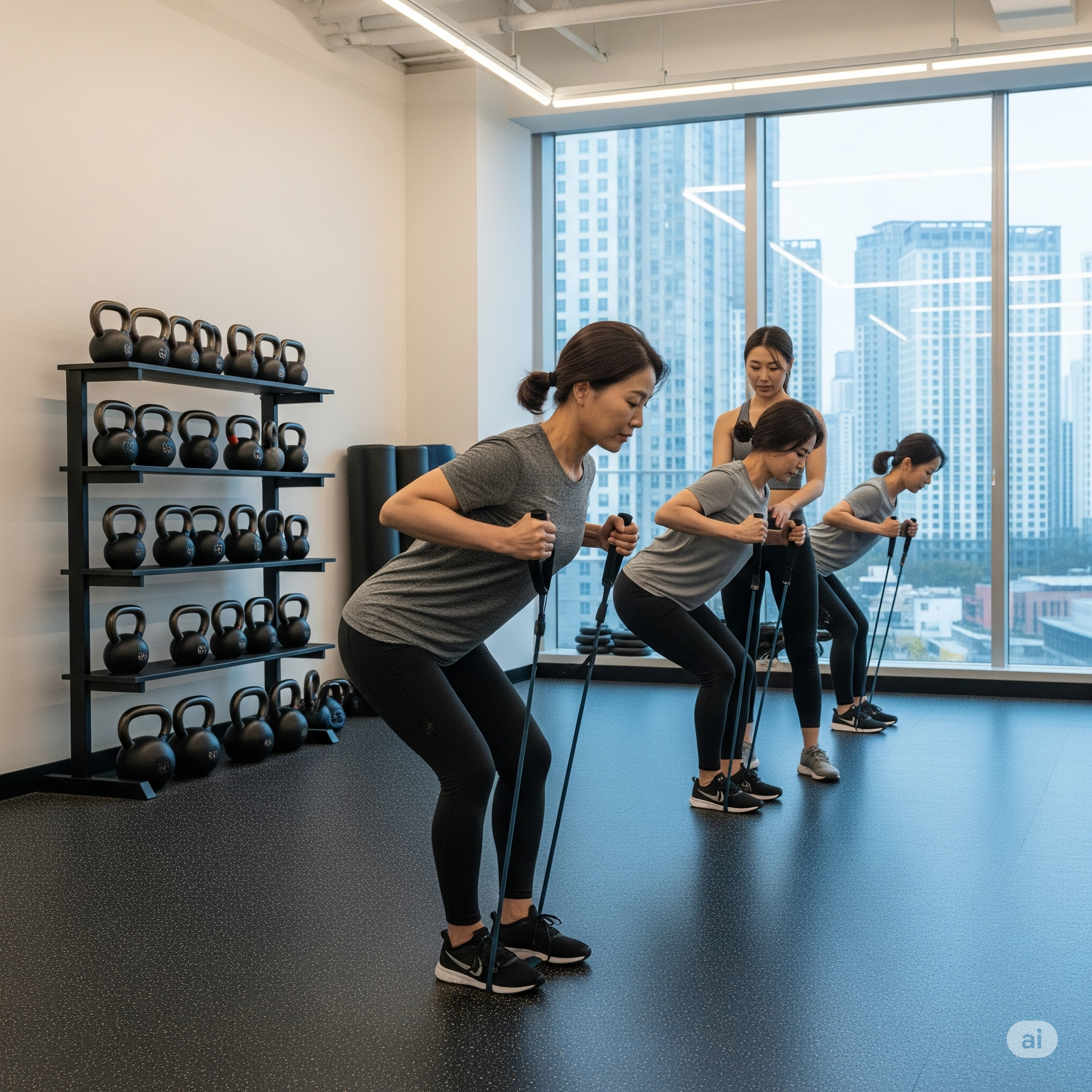 코어 근력과 유산소의 환상 조합, 하이브리드 그룹핏